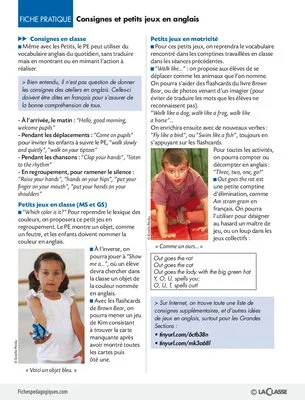 De l'anglais dès la maternelle