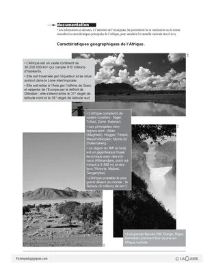 Projet d'écriture CE1 : L'Afrique / Présentation