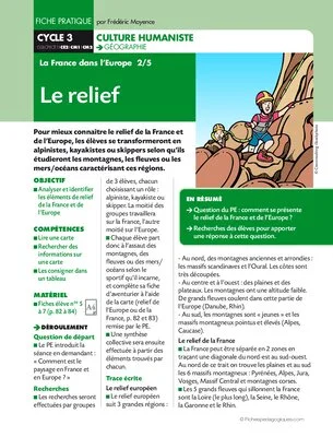 Le relief