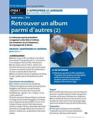 Retrouver un album parmi d'autres (2)
