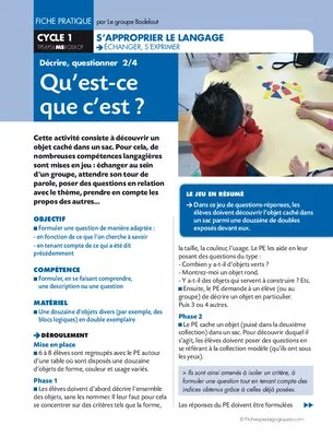 Qu'est-ce que c'est ?