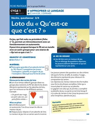 Loto du Qu'est-ce que c'est ?