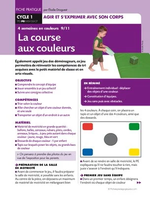 Quatre semaines en couleurs. La course aux couleurs