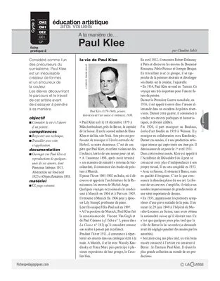 Pack thématique - Arts : à la manière de…