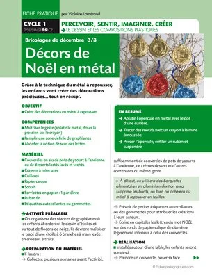 Décors de Noël en métal