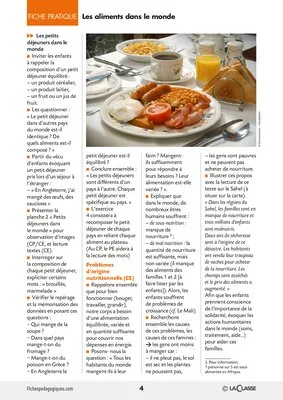 Les aliments dans le monde