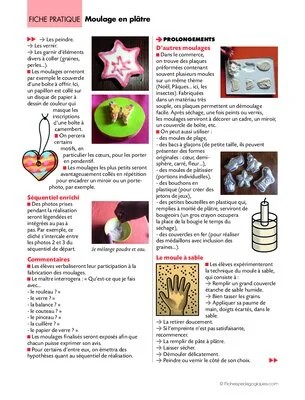 Moulage en plâtre