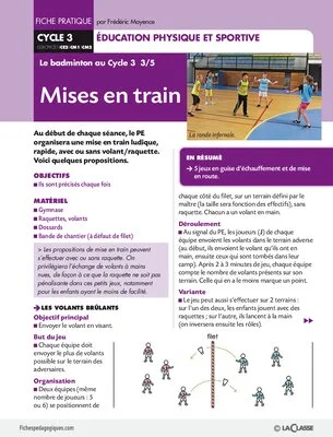 Le badminton au cycle 3