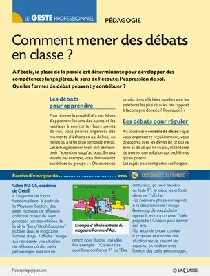 Mener des débats en classe