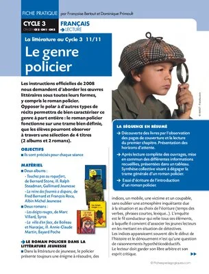 La littérature au Cycle 3 (11) / Le genre policier
