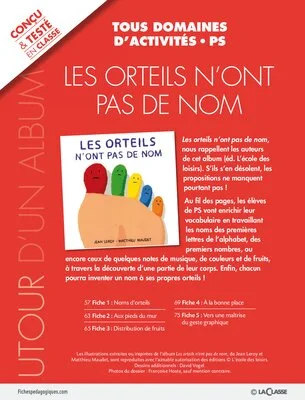 Les orteils n'ont pas de nom