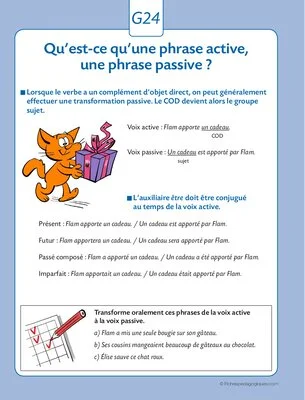 Fichier grammaire cycle 3