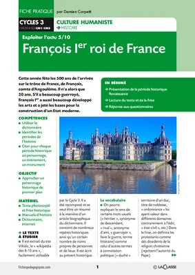 François Ier roi de France