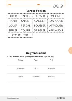 Quand je serai grand(e), je serai...footballeur (se)