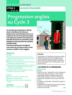 Progression anglais au cycle 3