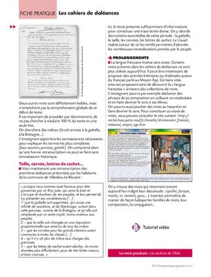 TICE et histoire (8). Les cahiers de doléance