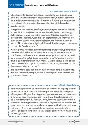Les aliments dans la littérature