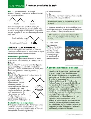 Les oiseaux dans l'art 1/6 : A la façon de N. de Staël