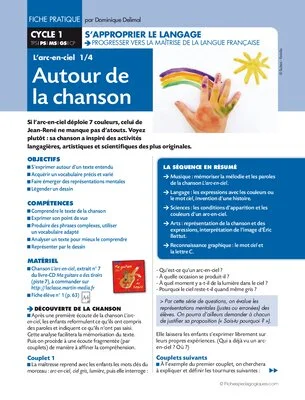 L'arc-en-ciel 1/4. Autour de la chanson