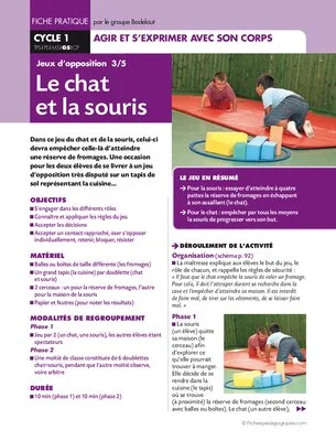 Jeux d'opposition 3/5. Le chat et la souris