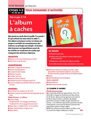 Pas à pas (14) L'album à caches