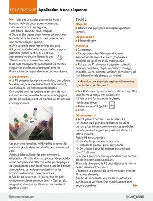 Les 5 sens 2/2. Application à une séquence