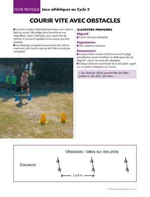 Jeux athlétiques au cycle 2