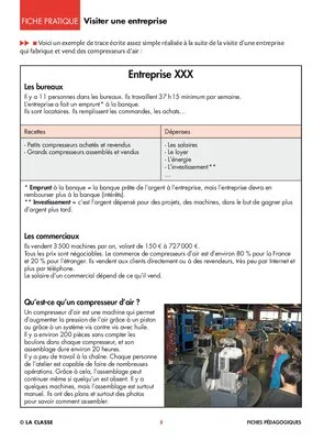 Visiter une entreprise
