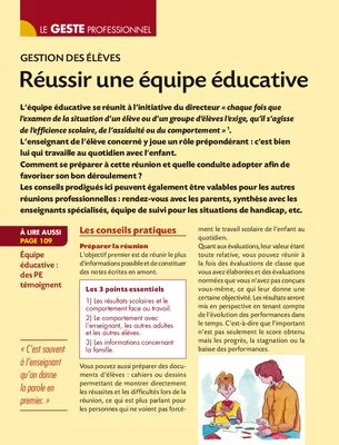 Réussir une équipe éducative