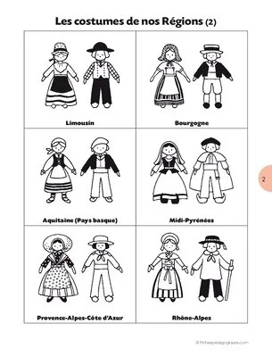 Les costumes de nos régions