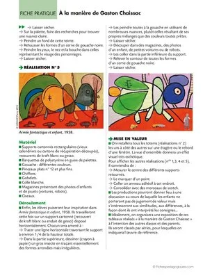 A la manière de Gaston Chaissac 2/2. A sa manière
