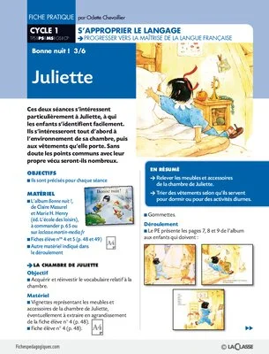Bonne nuit 3/6. Juliette