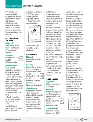 Bonne nuit 4/6. Attention visuelle