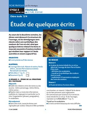 Chère école
