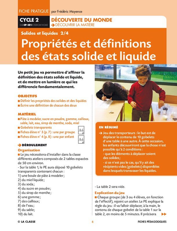 Solides et liquides