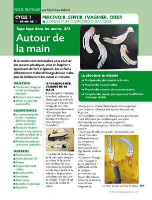 Tape, tape dans tes mains (3). Autour de la main