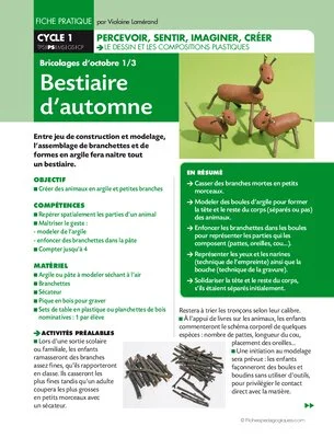 Bestiaire d'automne
