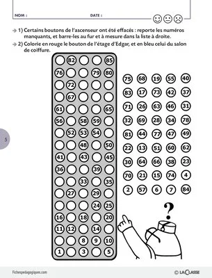 Les gâteaux porte-bonheur 4/7. Jeux mathématiques