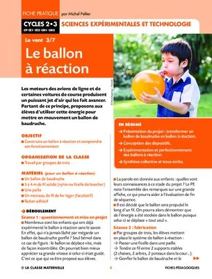 Projet technologique en classe : le vent