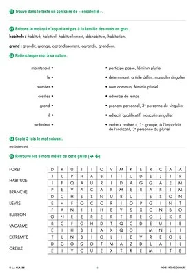 Une année de dictées CE2 avril