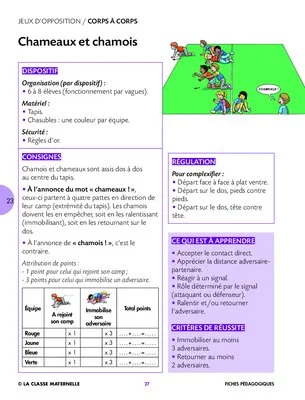 Jeux d'opposition et de lutte