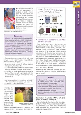 Les couleurs