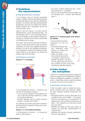 Observer et décrire son corps