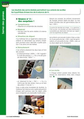 Semer des graines