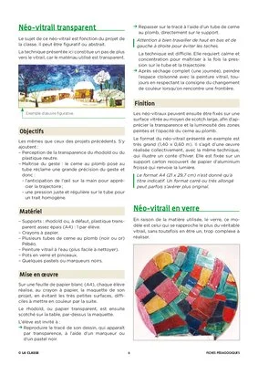Sur le chemin du vitrail d'art