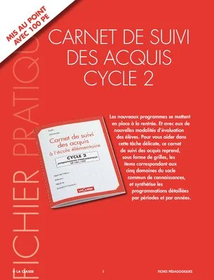 Carnet de suivi des acquis cycle 2