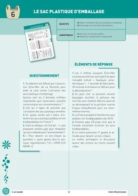 Pour une éducation au développement durable (cycle 3)
