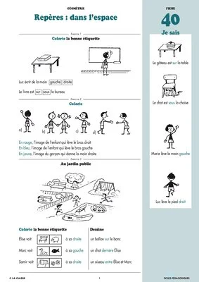 Maths CP géométrie ~ Cahiers malins