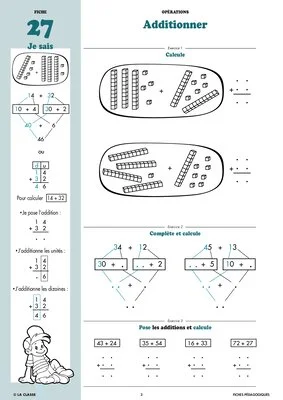 Maths CP opérations ~ Cahiers malins