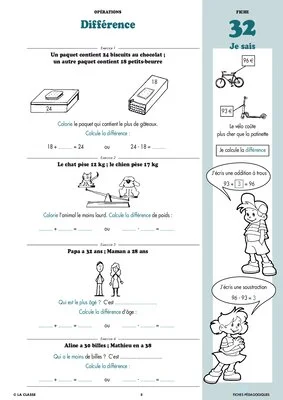 Maths CP opérations ~ Cahiers malins